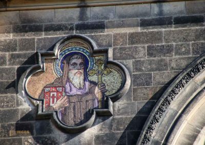 westfassade basilika st. peter und paul vysehrad prag 7417