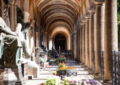 In den Kasematten auf dem Vyšehrad in Prag 6 arkaden vysehrader friedhof prag 0085
