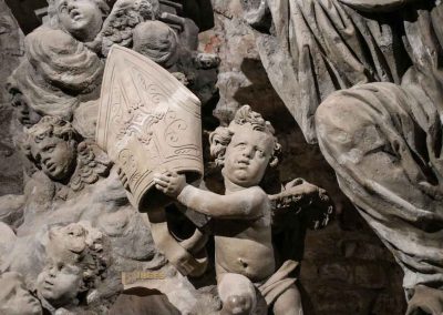 In den Kasematten auf dem Vyšehrad in Prag 40 hl. bernhard mit madonna gorlice saal vysehrad prag 8015