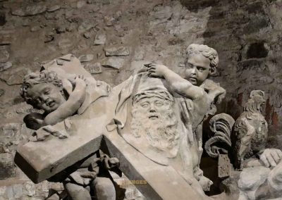 In den Kasematten auf dem Vyšehrad in Prag 41 hl. bernhard mit madonna gorlice saal vysehrad prag 8019
