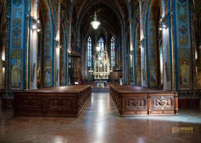 Auf dem Vyšehrad in Prag 52 innenansicht basilika st.peter und paul prag vysehrad 0242