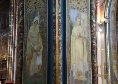 wandfresken st.peter und paul basilika prag vysehrad 7689