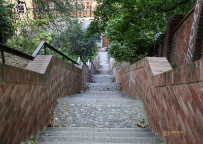 Auf dem Vyšehrad in Prag 58 weg vom vysehrad prag zur Moldau 8119