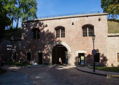 In den Kasematten auf dem Vyšehrad in Prag 9 ziegeltor vysehrad eingang zu den kasematten 0069