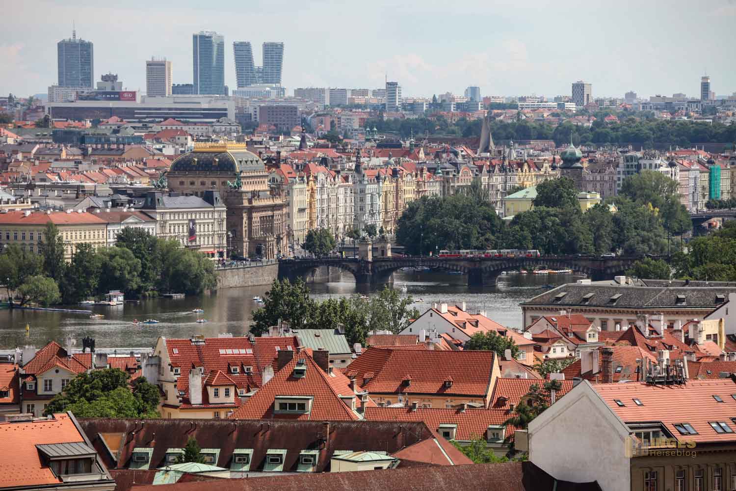 blick auf prager neustadt von prager burg 1870 blick auf prager neustadt von prager burg 1870