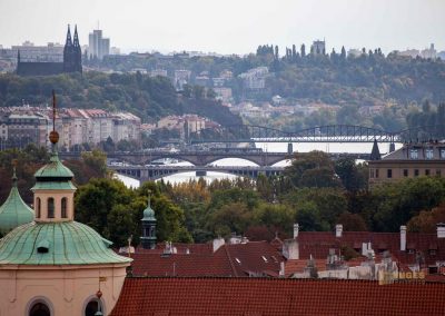 Die Prager Kleinseite (Malá Strana) kompakt - Ostteil 15 blick vom fuerstenberg garten zum vysehrad 0195