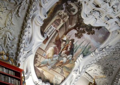 Die Bibliothek im Kloster Strahov (Strahovská knihovna) in Prag 24 deckenfresken theologischer saal blibliothek kloster strahov 0316