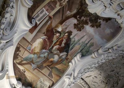 Die Bibliothek im Kloster Strahov (Strahovská knihovna) in Prag 26 deckenfresken theologischer saal blibliothek kloster strahov 0361