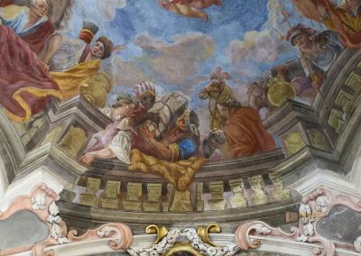 In der Christ-Geburt-Kirche im Prager Loreto (Pražská Loreta) 30 deckenfresko christ-geburt-kirche prager loreto 0827
