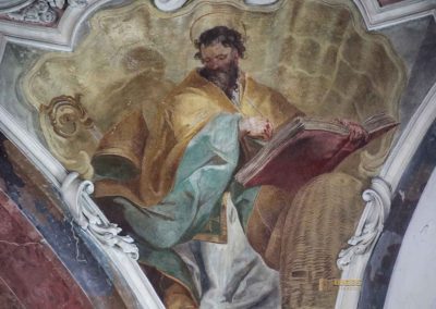 In der Christ-Geburt-Kirche im Prager Loreto (Pražská Loreta) 32 deckenfresko christ-geburt-kirche prager loreto 0917