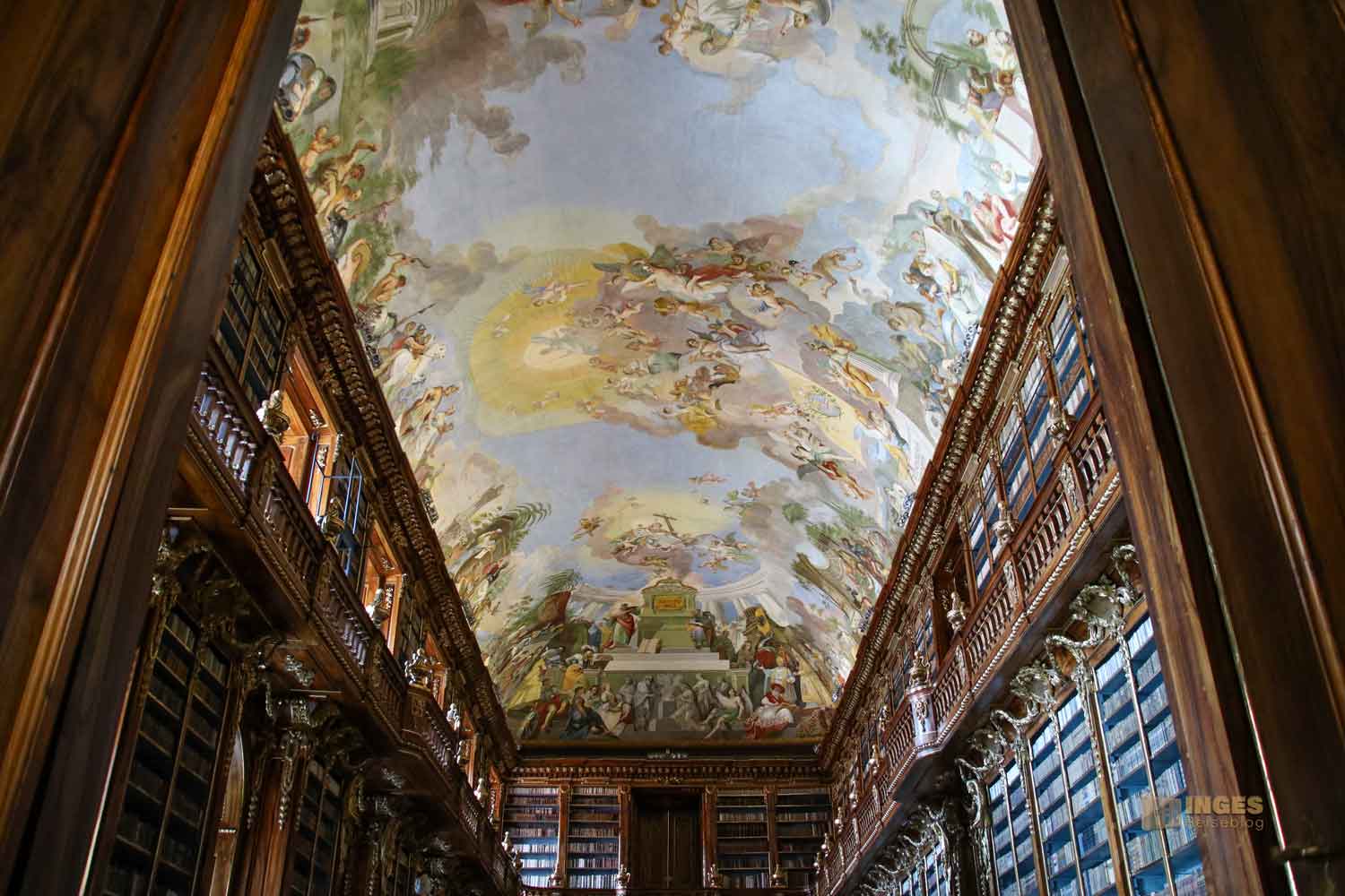 deckenmalerei philosophischer saal bibliothek kloster strahov prag 0233 deckenmalerei philosophischer saal bibliothek kloster strahov prag 0233