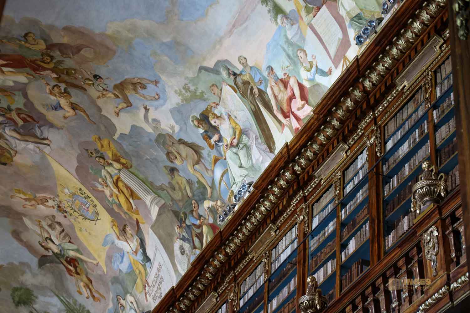 deckenmalerei philosophischer saal bibliothek kloster strahov prag 0273 deckenmalerei philosophischer saal bibliothek kloster strahov prag 0273