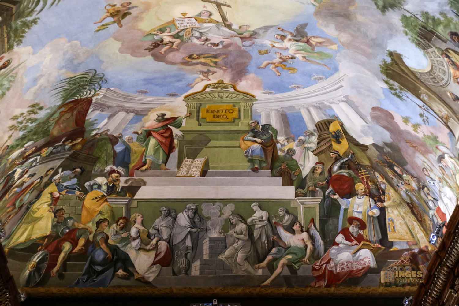 deckenmalerei philosophischer saal bibliothek kloster strahov prag 0276 deckenmalerei philosophischer saal bibliothek kloster strahov prag 0276