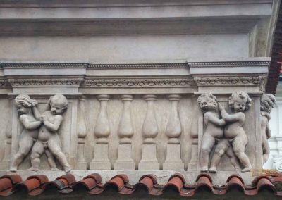 Das Heilige Haus (Santa Casa) im Prager Loreto (Pražská Loreta) 17 engel am hl. haus im prager loreto 1064