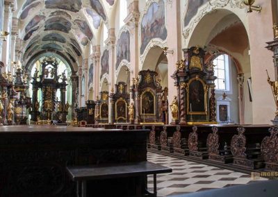 innenansicht basilika mariae himmelfahrt kloster strahov prag 0117