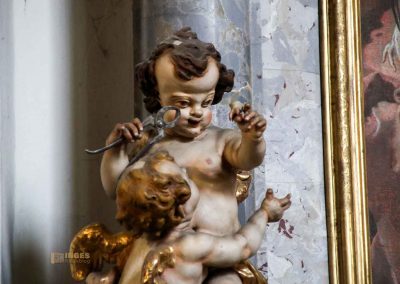 In der Christ-Geburt-Kirche im Prager Loreto (Pražská Loreta) 20 kanzel christi-geburt-kirche prager loreto 0853