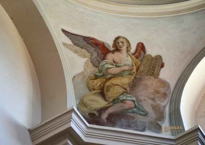 Die Kreuzgang-Kapellen im Prager Loreto (Pražská Loreta) 15 kapelle der hl. anna deckenfresken kreuzgang prager loreto 0601