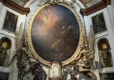 Die Kreuzgang-Kapellen im Prager Loreto (Pražská Loreta) 18 kapelle des hl. franziskus prager loreto 0659