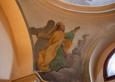 Die Kreuzgang-Kapellen im Prager Loreto (Pražská Loreta) 35 kapelle vom hl. kreuz deckenfresko prager loreto 0630