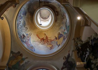 Die Kreuzgang-Kapellen im Prager Loreto (Pražská Loreta) 33 kapelle vom hl. kreuz deckenfresko prager loreto 0966