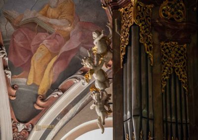 In der Christ-Geburt-Kirche im Prager Loreto (Pražská Loreta) 28 orgel christ-geburt-kirche prager loreto 0624