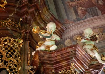 In der Christ-Geburt-Kirche im Prager Loreto (Pražská Loreta) 26 orgel christ-geburt-kirche prager loreto 0627