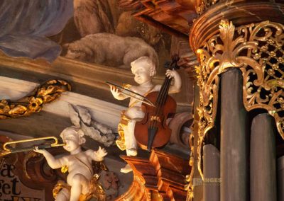 In der Christ-Geburt-Kirche im Prager Loreto (Pražská Loreta) 27 orgel christ-geburt-kirche prager loreto 0628