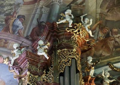 In der Christ-Geburt-Kirche im Prager Loreto (Pražská Loreta) 22 orgel christ-geburt-kirche prager loreto 0901