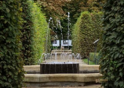 springbrunnen im waldsteingarten in Prag 1420