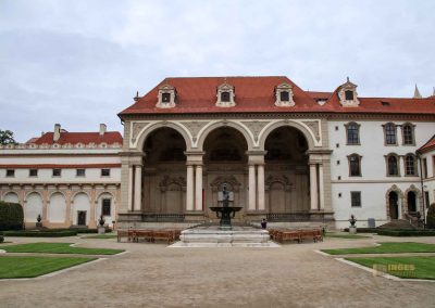 waldstein-garten in prag 1551