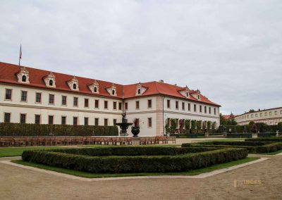waldstein-garten in prag 1666