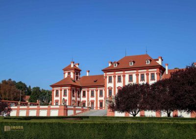 blick auf schloss troja prag vom schlossgarten 5850