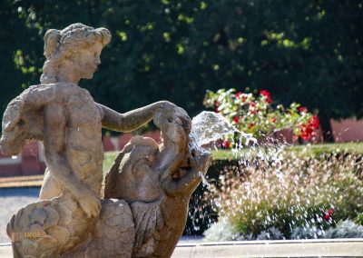 brunnen gaerten von schloss troja in prag 5776