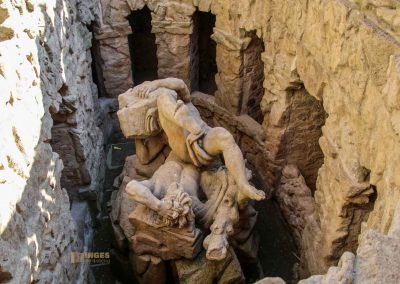 kampf der giganten freitreppe schloss troja in prag 5666