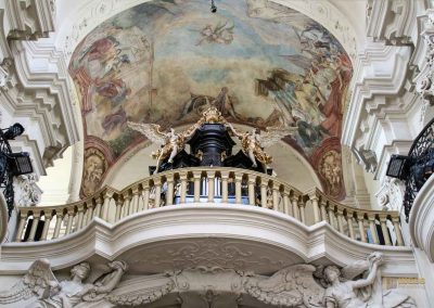 In der St. Nikolaus-Kirche in der Prager Altstadt 29 orgel st.nikolaus-kirche prag altstadt 8606