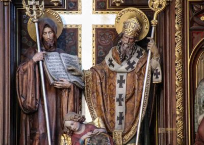 seitenaltar hl.cyrill und method kirche hl. ludmilla prag 3623