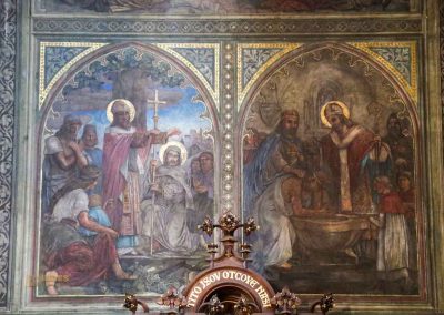 seitenaltar hl.cyrill und method kirche hl. ludmilla prag 3631