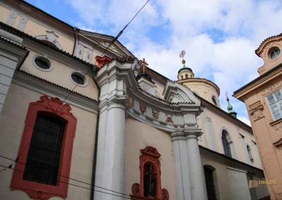 Die Prager Kleinseite (Malá Strana) kompakt - Ostteil 39 st.thomas-kirche prager kleinseite 2834