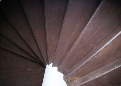 treppe ins obergeschoss schloss troja prag 6039