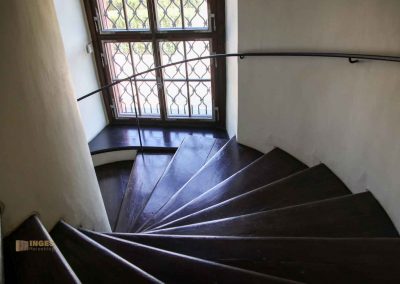 treppe schloss troja prag 6369