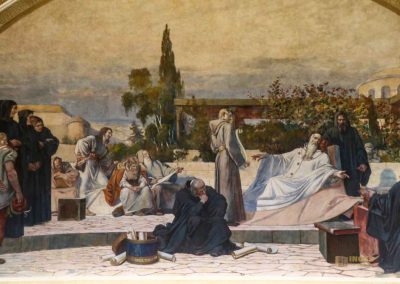 Im Nationalmuseum (Národní muzeum) in Prag 72 Der hl. Methodius beendet seine Bibelübersetzung Nationalmuseum Prag 1162