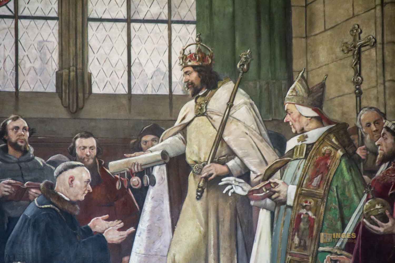 Karl IV. gründet die Universität in Prag Nationalmuseum Prag 1111 Karl IV. gründet die Universität in Prag Nationalmuseum Prag 1111