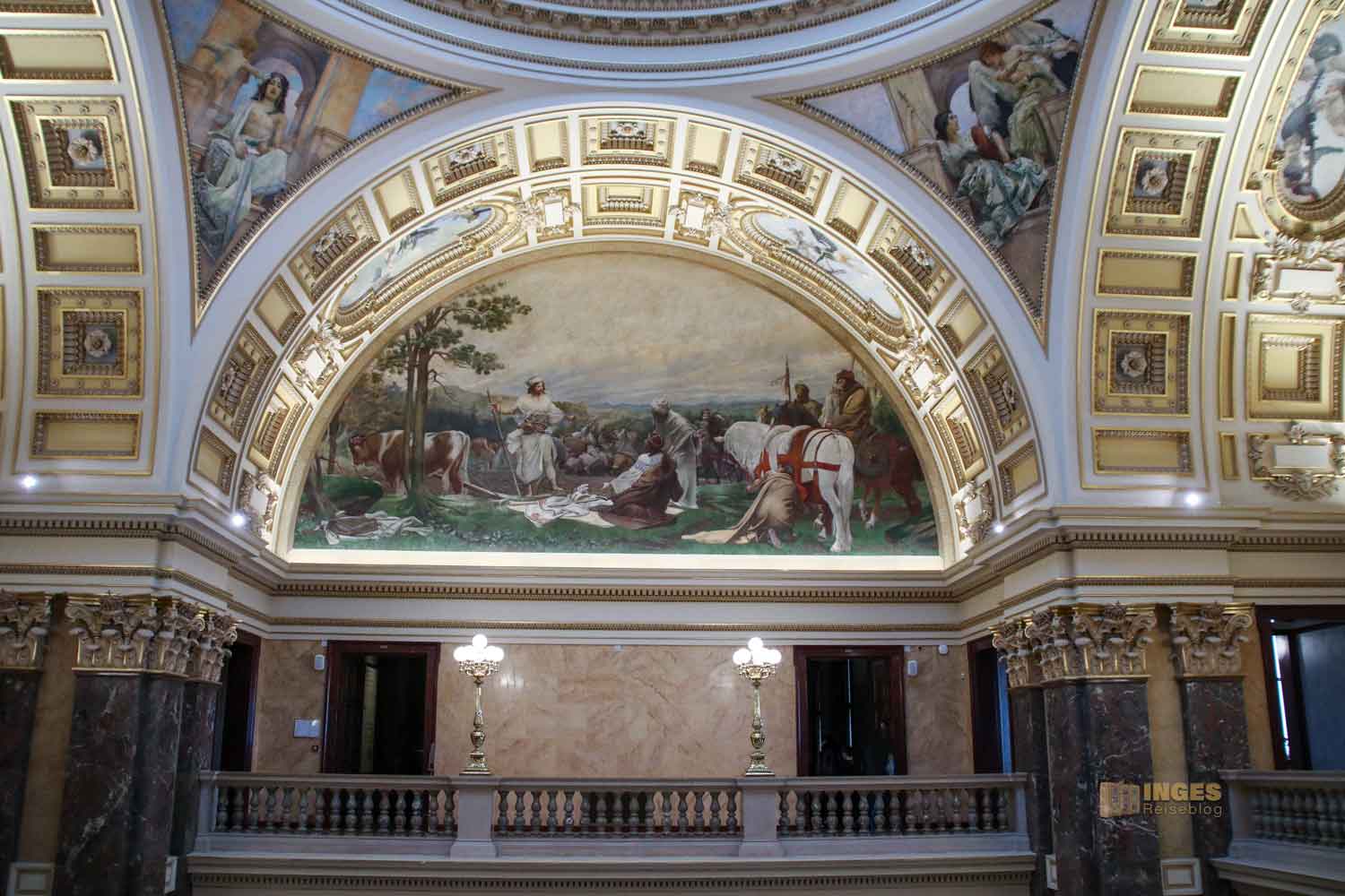 Libuše beruft Přemysl zum Stammesfürsten Nationalmuseum Prag 1090 Libuše beruft Přemysl zum Stammesfürsten Nationalmuseum Prag 1090