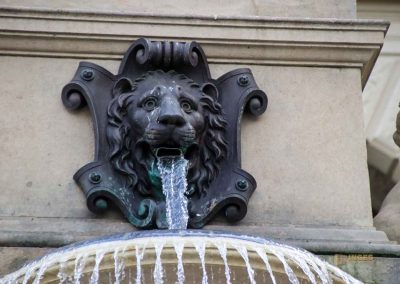Im Nationalmuseum (Národní muzeum) in Prag 27 brunnen vor demnationalmuseum in prag 5370