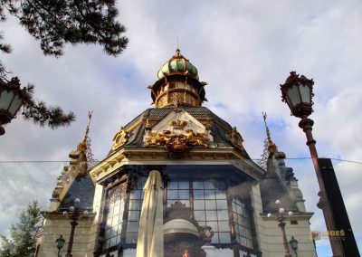 hanavský-pavillon im Letnapark in prag 8908