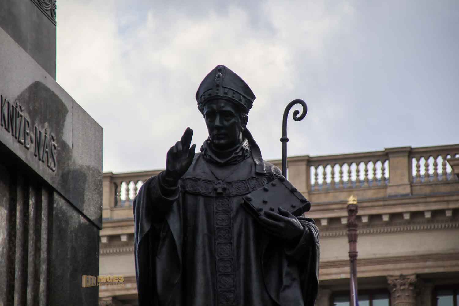 hl. adalbert von prag am wenzelsdenkmal in prag 5442 hl. adalbert von prag am wenzelsdenkmal in prag 5442