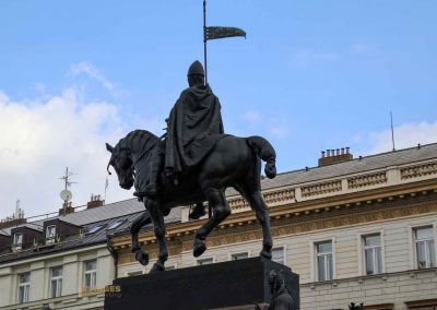 Das Wenzelsdenkmal (Pomník svatého Václava) in Prag 8 hl. wenzel am wenzelsdenkmal in prag 5406