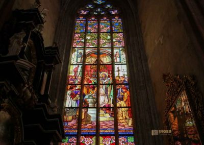 kirchenfenster kapelle hl. basilius dom in kutna hora 6702