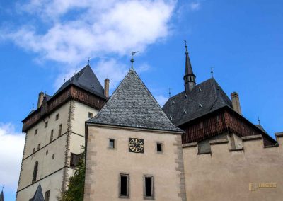 uhrenturm burg karlstein 3486