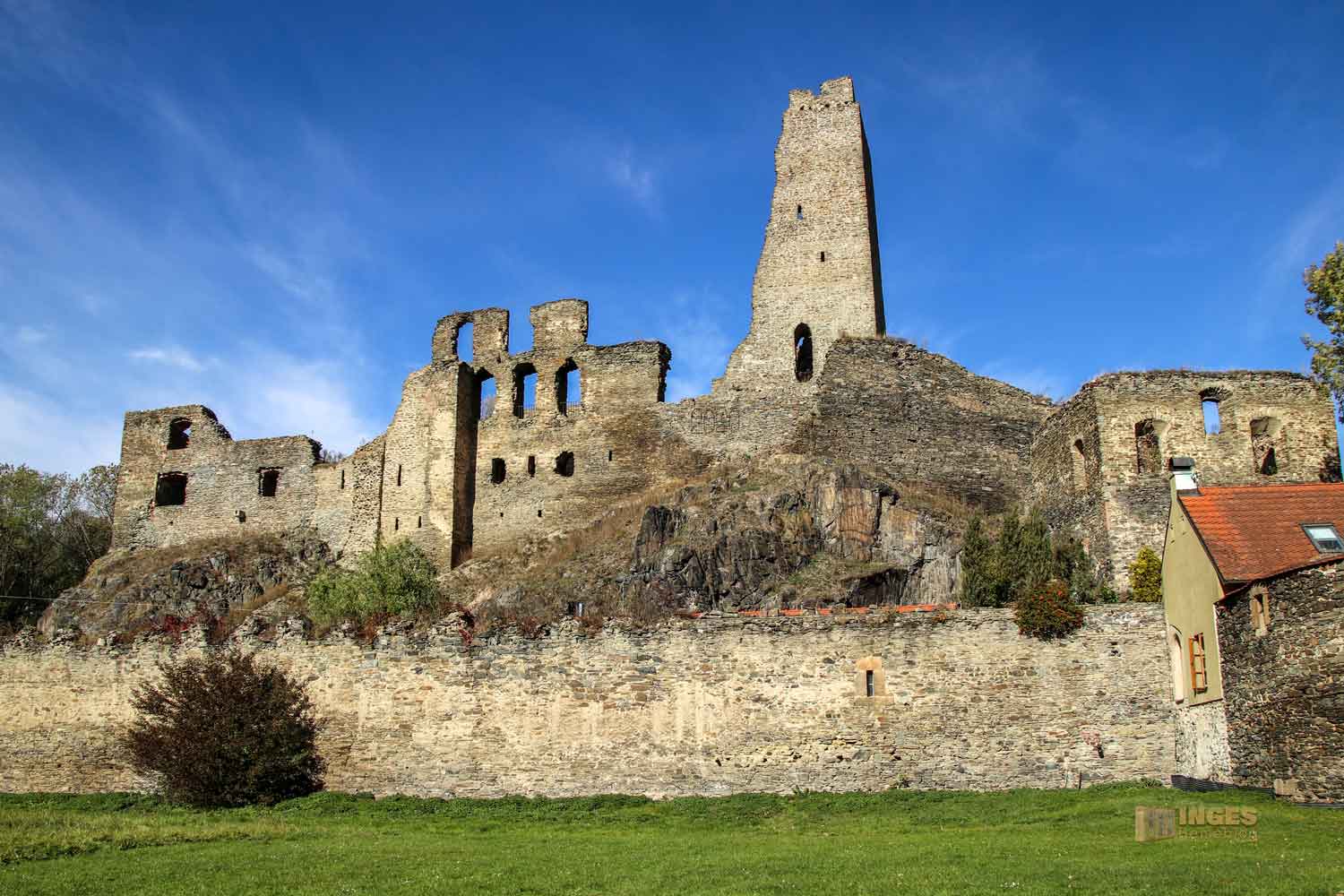 burg okor in mittelboehmen 1752 burg okor in mittelboehmen 1752